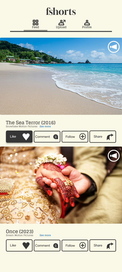 fshorts App Screenshot 1